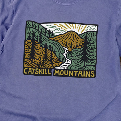 Catskill Mountains Cotton Long Sleeve