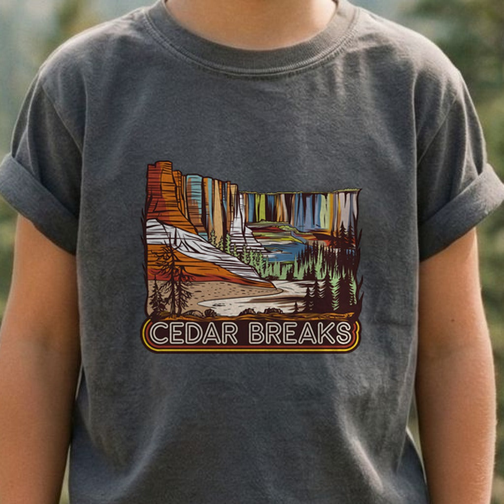 Cedar Breaks National Forest Kids Cotton T-Shirt