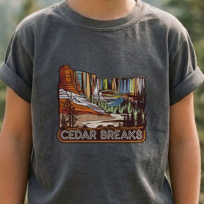 Cedar Breaks National Forest Kids Cotton T-Shirt
