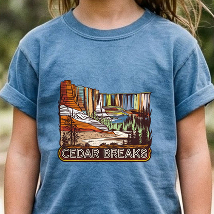 Cedar Breaks National Forest Kids Cotton T-Shirt