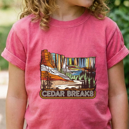 Cedar Breaks National Forest Kids Cotton T-Shirt