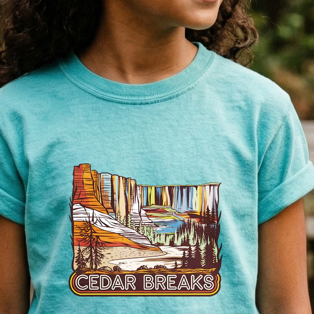 Cedar Breaks National Forest Kids Cotton T-Shirt