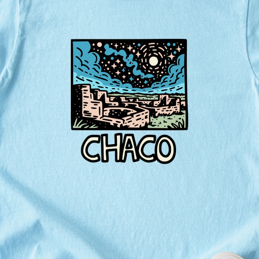 Chaco Culture National Historical Park at Night Kids Cotton T-Shirt