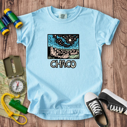 Chaco Culture National Historical Park at Night Kids Cotton T-Shirt