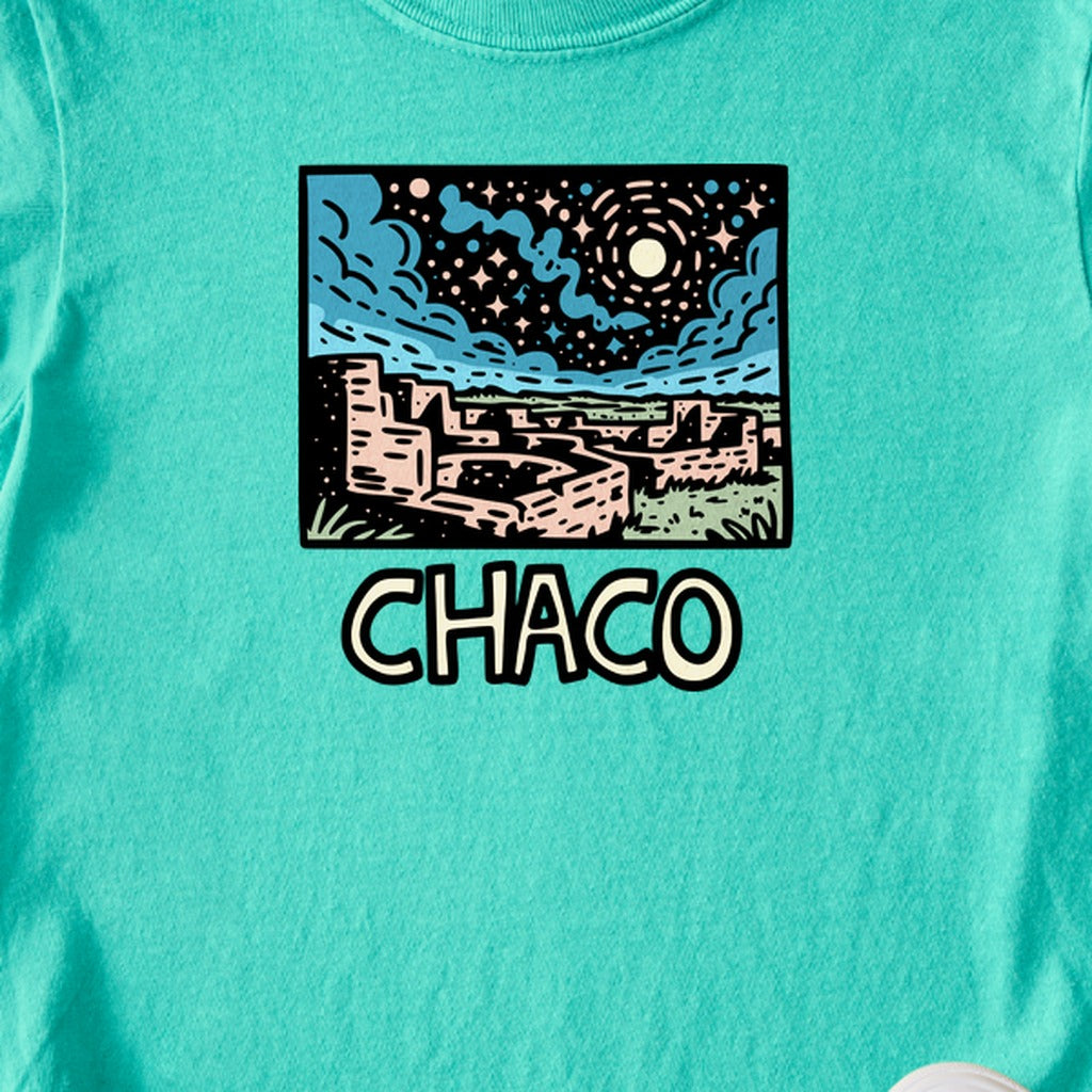 Chaco Culture National Historical Park at Night Kids Cotton T-Shirt