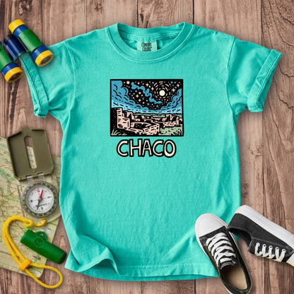 Chaco Culture National Historical Park at Night Kids Cotton T-Shirt