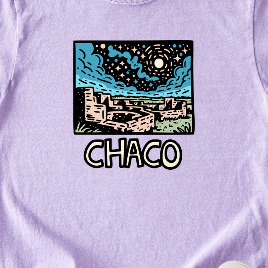 Chaco Culture National Historical Park at Night Kids Cotton T-Shirt