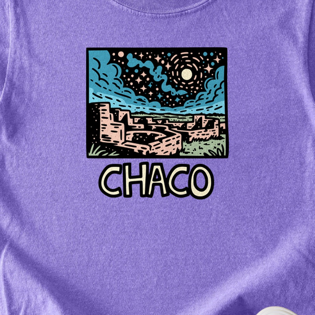 Chaco Culture National Historical Park at Night Kids Cotton T-Shirt