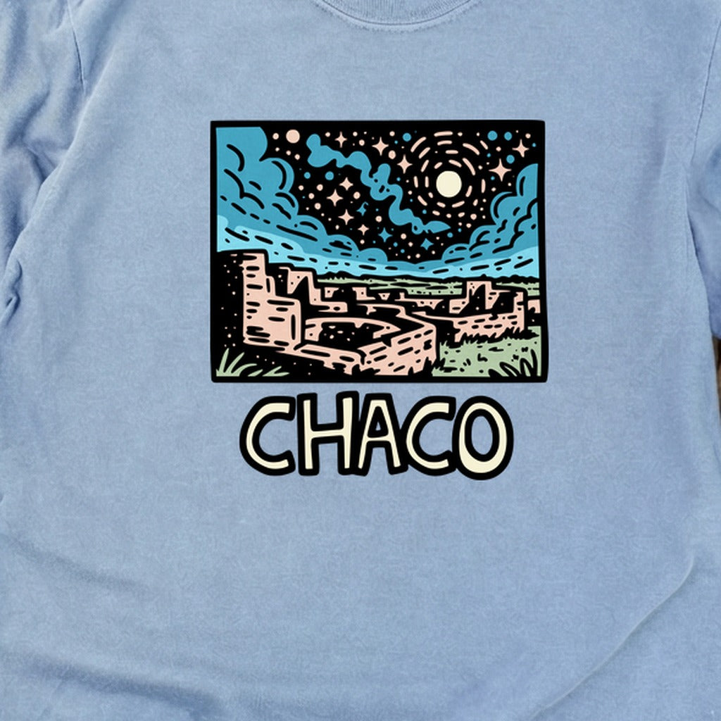 Chaco Culture National Historical Park at Night Cotton Long Sleeve