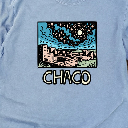 Chaco Culture National Historical Park at Night Cotton Long Sleeve
