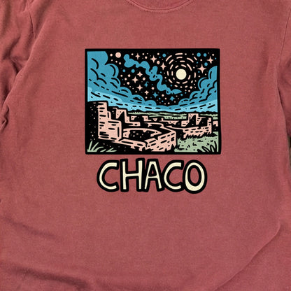 Chaco Culture National Historical Park at Night Cotton Long Sleeve