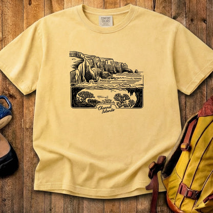 Channel Islands Line Drawing Cotton T-Shirt