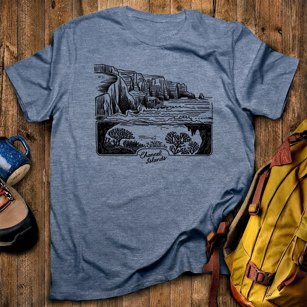 Channel Islands Line Drawing T-Shirt