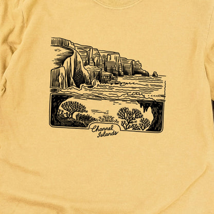 Channel Islands Line Drawing Cotton Long Sleeve
