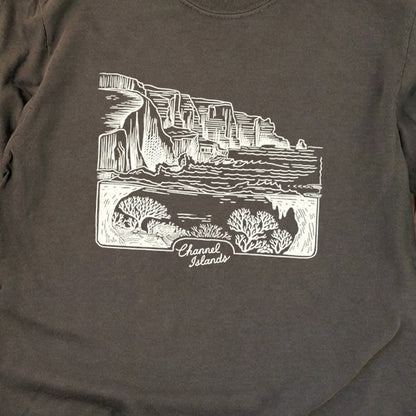 Channel Islands Line Drawing Cotton Long Sleeve