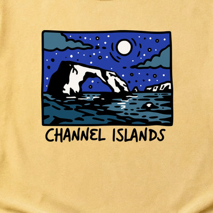 Channel Islands at Night Cotton T-Shirt
