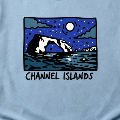 Channel Islands at Night Cotton T-Shirt