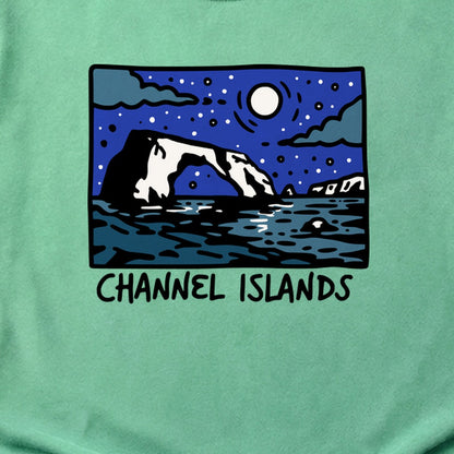 Channel Islands at Night Cotton T-Shirt