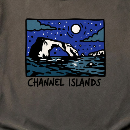 Channel Islands at Night Cotton T-Shirt