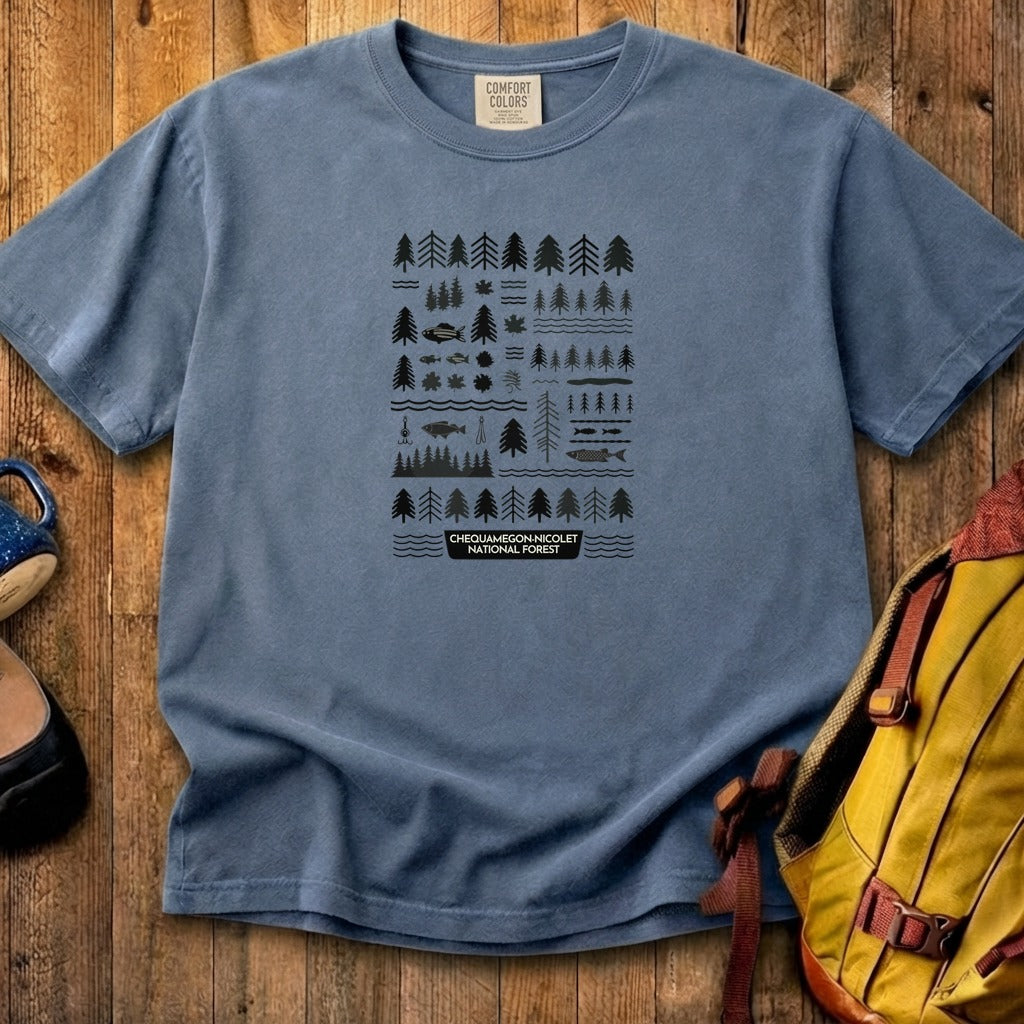 Chequamegon-Nicolet National Forest Cotton T-Shirt