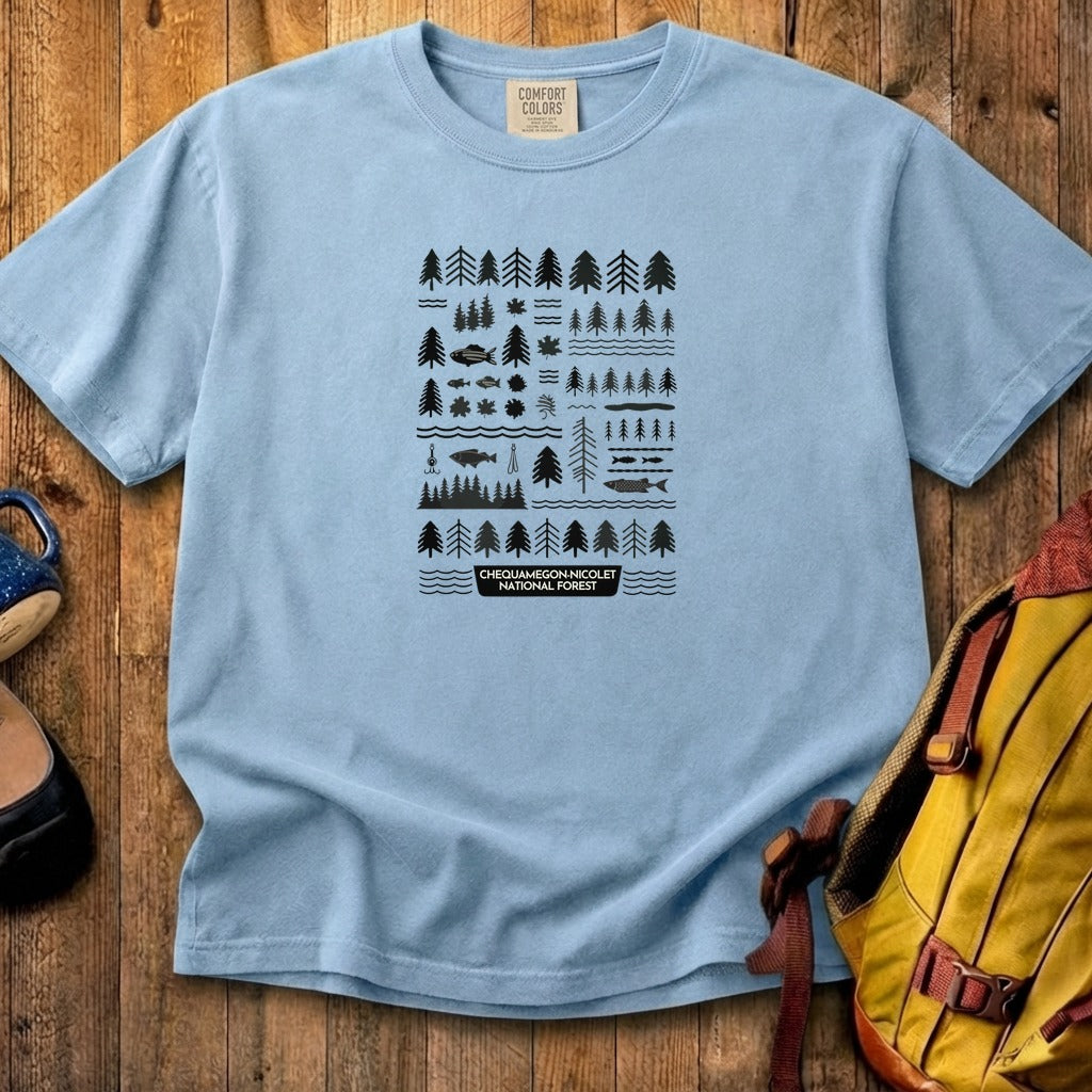 Chequamegon-Nicolet National Forest Cotton T-Shirt