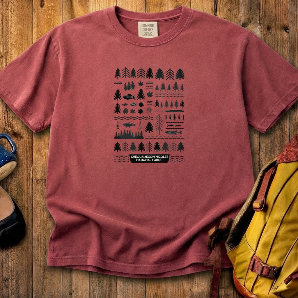 Chequamegon-Nicolet National Forest Cotton T-Shirt