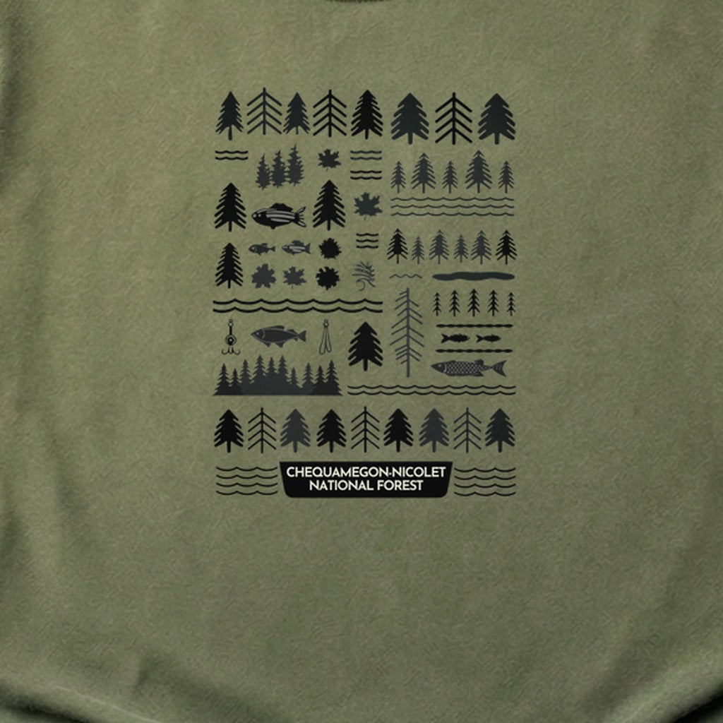 Chequamegon-Nicolet National Forest Cotton T-Shirt