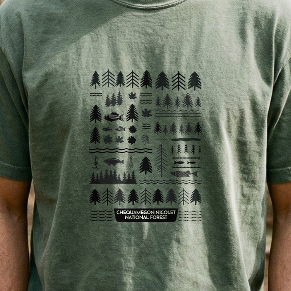 Chequamegon-Nicolet National Forest Cotton T-Shirt