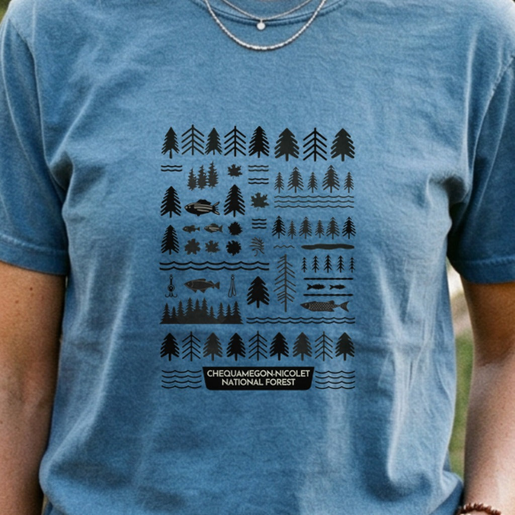 Chequamegon-Nicolet National Forest Cotton T-Shirt