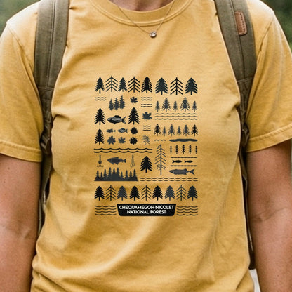 Chequamegon-Nicolet National Forest Cotton T-Shirt