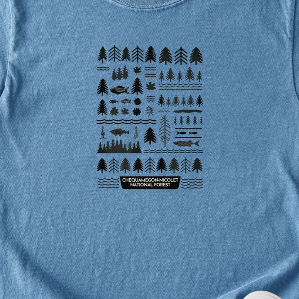 Chequamegon-Nicolet National Forest Kids Cotton T-Shirt