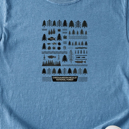 Chequamegon-Nicolet National Forest Kids Cotton T-Shirt
