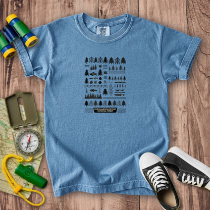 Chequamegon-Nicolet National Forest Kids Cotton T-Shirt