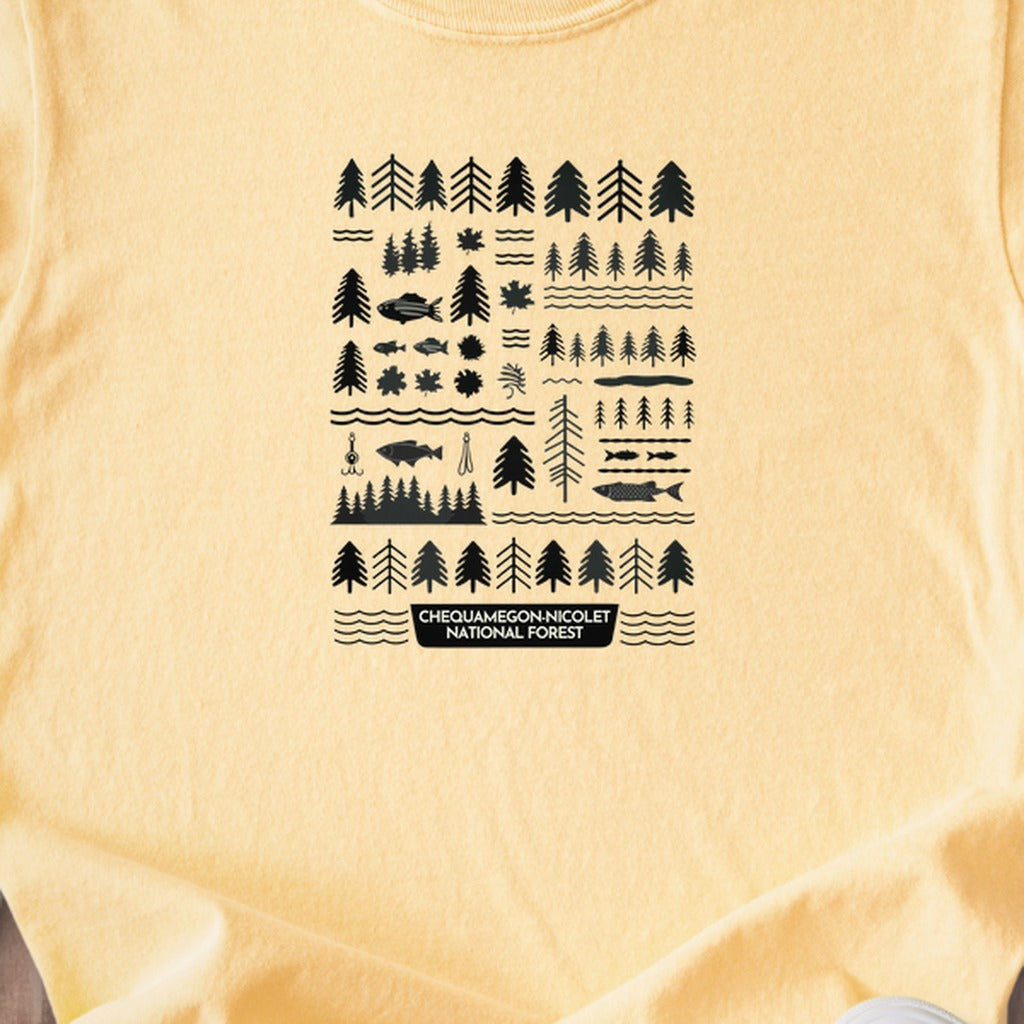 Chequamegon-Nicolet National Forest Kids Cotton T-Shirt