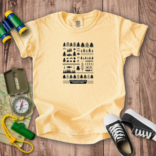 Chequamegon-Nicolet National Forest Kids Cotton T-Shirt