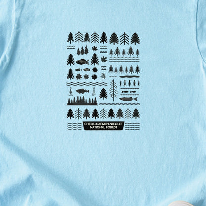Chequamegon-Nicolet National Forest Kids Cotton T-Shirt