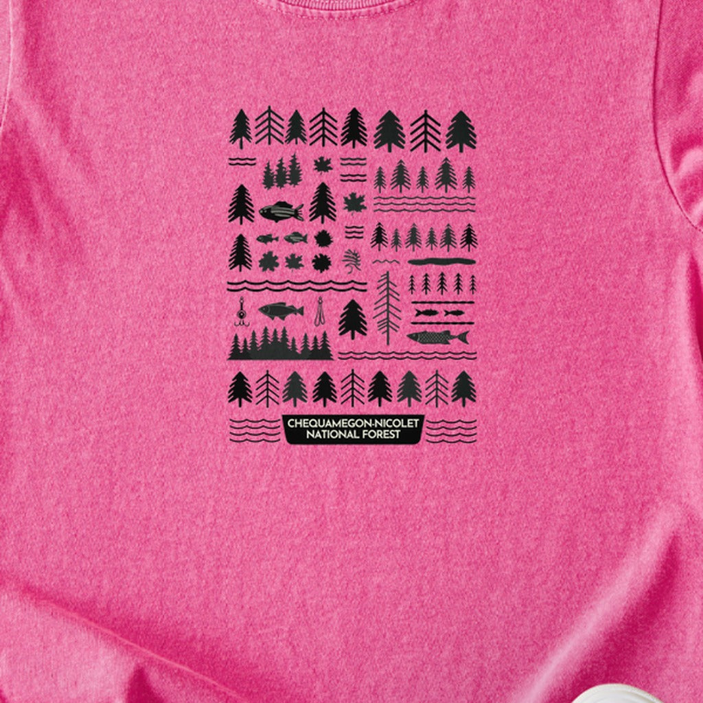 Chequamegon-Nicolet National Forest Kids Cotton T-Shirt