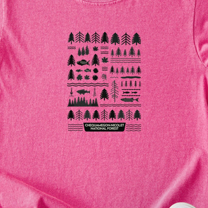 Chequamegon-Nicolet National Forest Kids Cotton T-Shirt