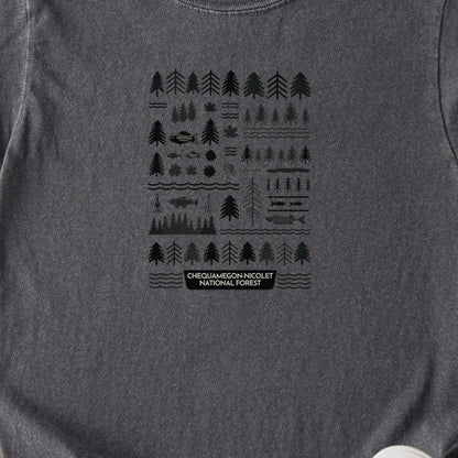 Chequamegon-Nicolet National Forest Kids Cotton T-Shirt