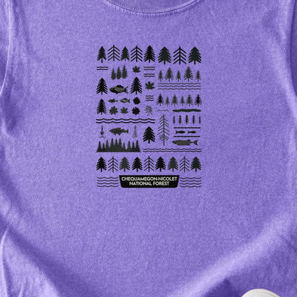 Chequamegon-Nicolet National Forest Kids Cotton T-Shirt