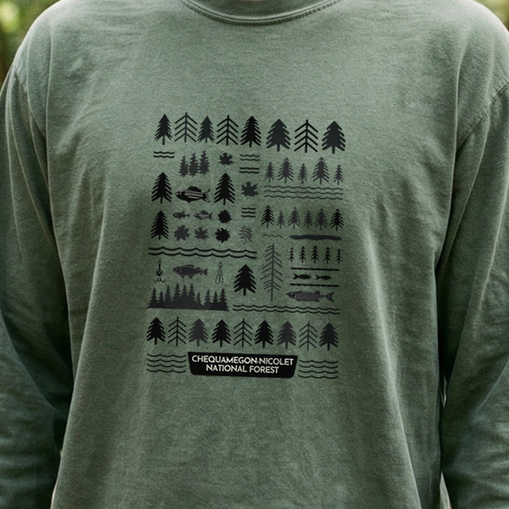 Chequamegon-Nicolet National Forest Cotton Long Sleeve