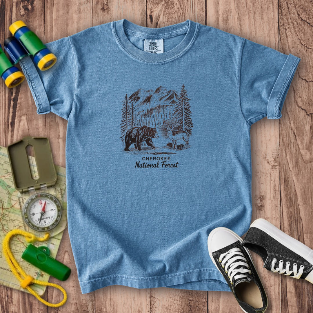 Cherokee National Forest Kids Cotton T-Shirt