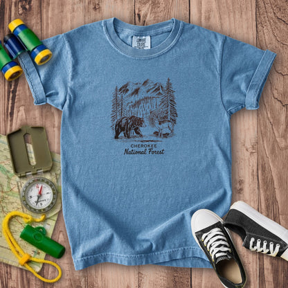 Cherokee National Forest Kids Cotton T-Shirt