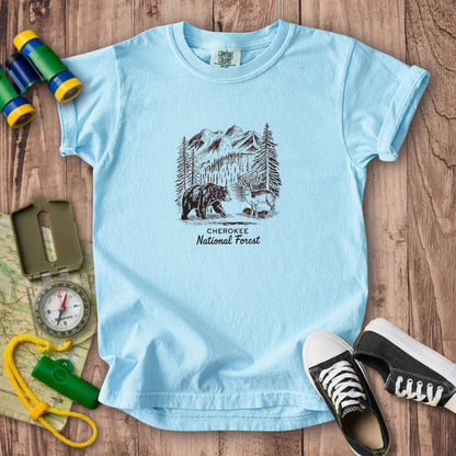 Cherokee National Forest Kids Cotton T-Shirt