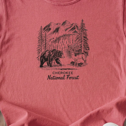 Cherokee National Forest Kids Cotton T-Shirt