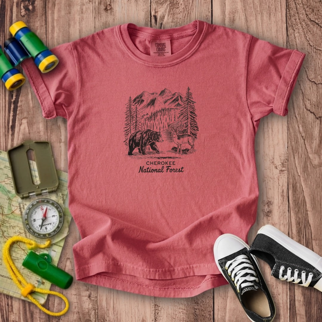 Cherokee National Forest Kids Cotton T-Shirt