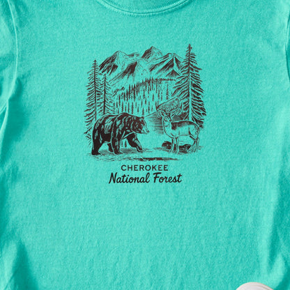 Cherokee National Forest Kids Cotton T-Shirt
