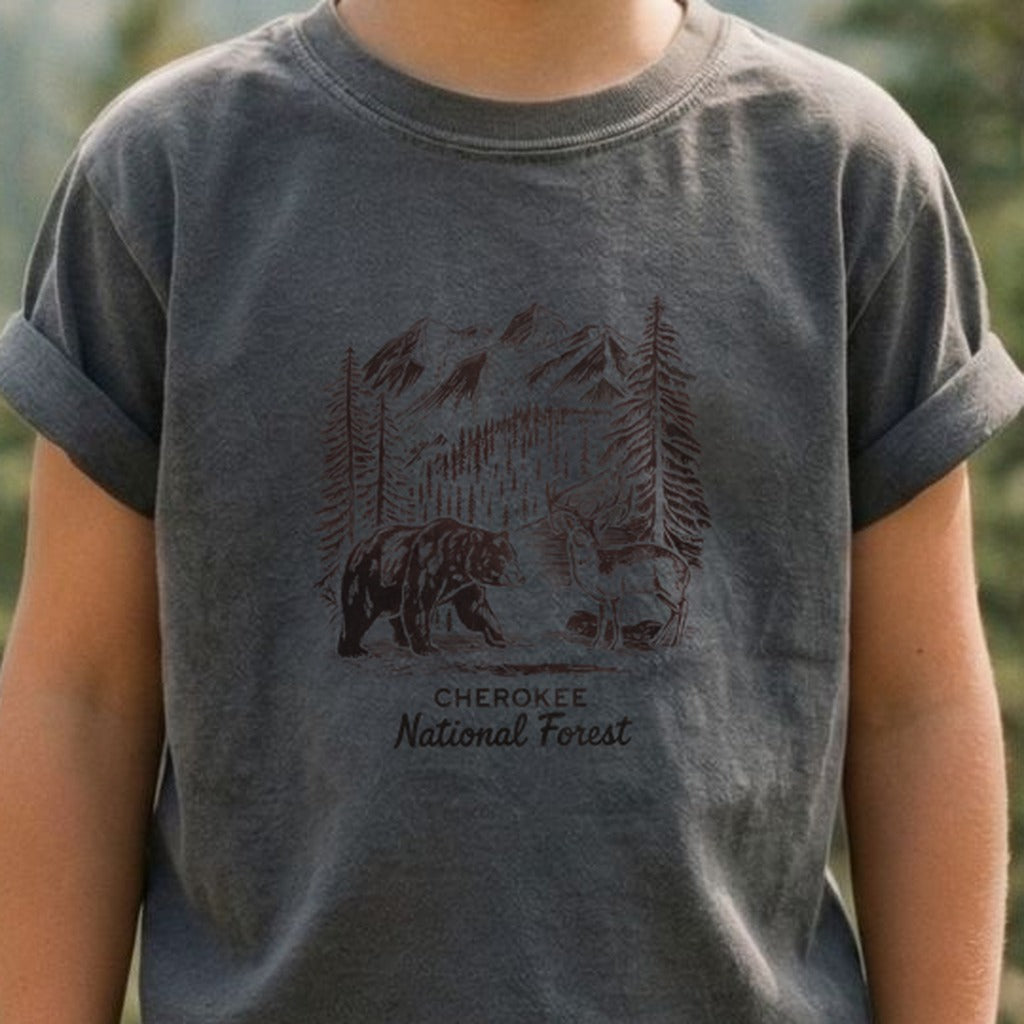 Cherokee National Forest Kids Cotton T-Shirt