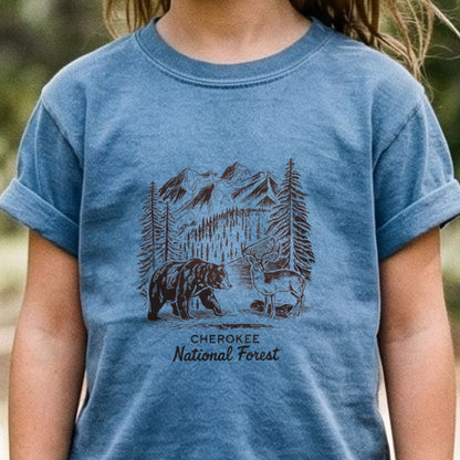 Cherokee National Forest Kids Cotton T-Shirt