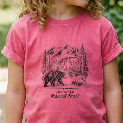 Cherokee National Forest Kids Cotton T-Shirt